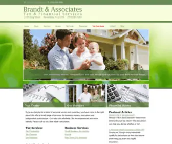 Brandttax.com(Brandt & Associates Tax & Financial Services) Screenshot