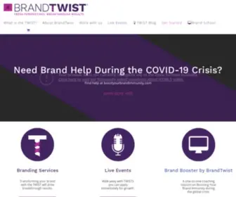 Brandtwist.com(A strong brand) Screenshot