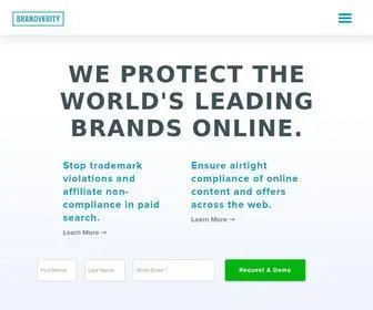 Brandverity.com(Brandverity) Screenshot