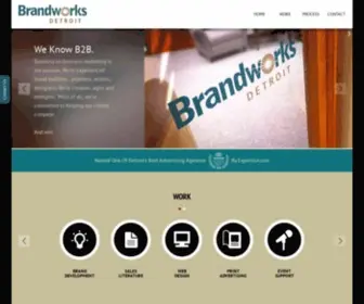 Brandworksdetroit.com(B2B Advertising Agency based in the Metro Detroit Area of Michigan) Screenshot