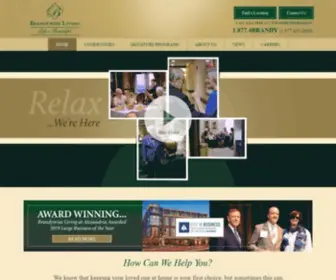 Brandycare.com(Brandywine Living) Screenshot