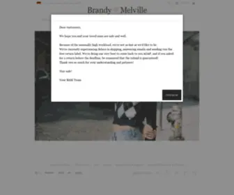 Brandymelville.de(Brandy Melville clothes) Screenshot