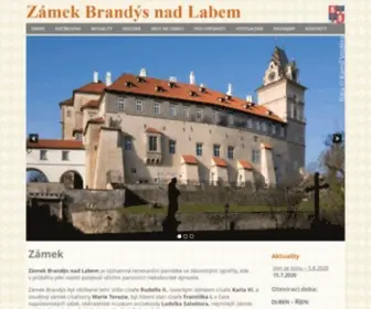 Brandyszamek.cz(Zámek Brandýs nad Labem) Screenshot