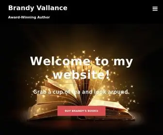 Brandyvallance.com(A Lush Escape Into Timeless Romance) Screenshot