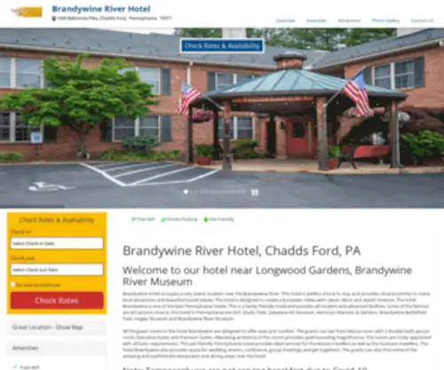 Brandywineriverhotel.com(Brandywine River Hotel Near Brandywine River Museum) Screenshot