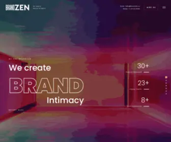 Brandzen.co(We create brand intimacy) Screenshot