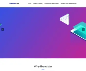 Brandzter.com(Monitor video mention) Screenshot