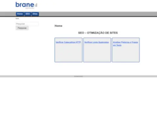 Brane.com.br(SEO = SEARCH ENGINE OPTIMIZATION = OTIMIZAÇÃO DE SITES) Screenshot