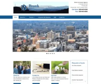 Brankinsurance.com(Brank Insurance) Screenshot