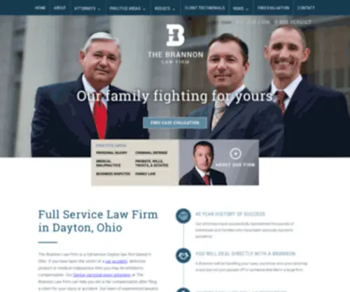 Branlawfirm.com(The Brannon Law Firm) Screenshot