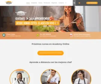 Brannacademy.cl(Clases y cursos de cocina en Chile) Screenshot