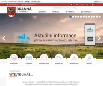 Branna.eu(Obec Branná) Screenshot