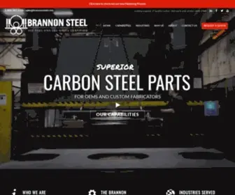 Brannonsteel.com(Brannon Steel) Screenshot