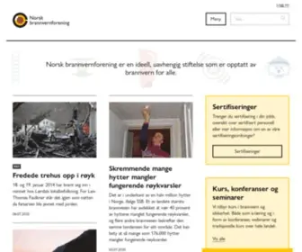 Brannvernforeningen.no(Brannvernforening) Screenshot