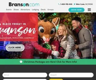 Branson.com(Branson Shows) Screenshot