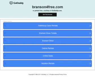 Branson4Free.com(Free Vacation to Branson) Screenshot