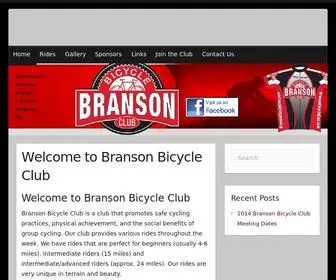 Bransonbicycleclub.com(Come Ride With Us) Screenshot