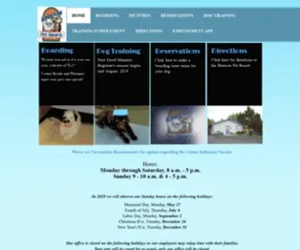 Bransonpetresort.com(Branson Pet Resort/Dog Boarding in Branson) Screenshot