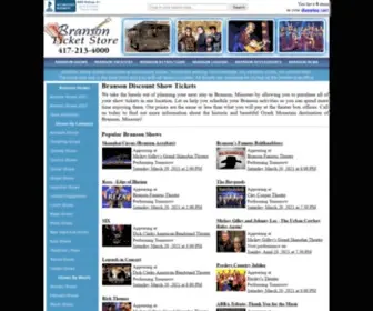 BransonticketStore.com(BransonticketStore) Screenshot