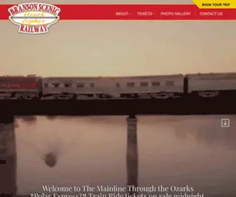 Bransontrain.com(Branson Scenic Railway) Screenshot