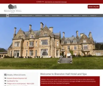 Branstonhall.com(Devision specialises in producing bespoke web sites) Screenshot