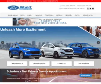 Brantcountyford.ca(BRANT COUNTY FORD SALES LTD) Screenshot