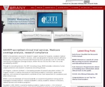 Brany.com(IRB and Clinical Trial Solutions) Screenshot