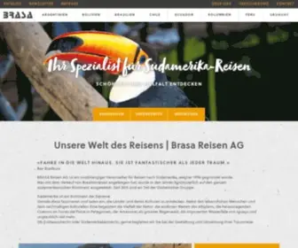 Brasa.ch(Ihr Spezialist für Südamerika) Screenshot