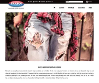 Brasco.nl(Brasco Wholesale Vintage Clothing) Screenshot