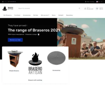 Brasero-Artisan.com(Brasero Artisan : Fabricant Français de Brasero au cœur de l’Anjou) Screenshot