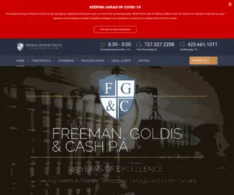 Brasfieldlaw.com(Freeman, Goldis, & Cash P.A) Screenshot