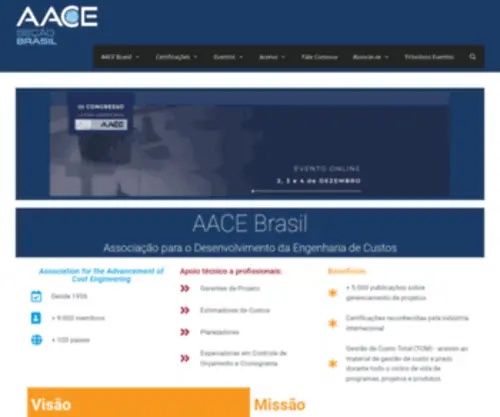 Brasil-AAcei.org(AACE Internacional) Screenshot