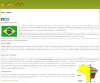 Brasil-Colonia.info(Brasil Colônia) Screenshot