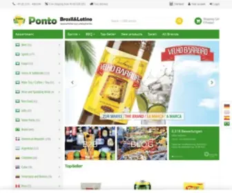 Brasil-Latino.de(Die größte Auswahl an brasilianischen und lateinamerikanischen Produkten im Internet) Screenshot