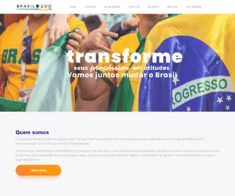 Brasil200.com.br(Instituto Brasil 200) Screenshot