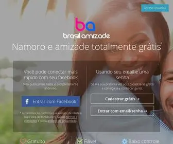 Brasilamizade.com(Namoro e amizade totalmente gr) Screenshot