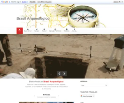 Brasilarqueologico.com.br(Arqueológico) Screenshot