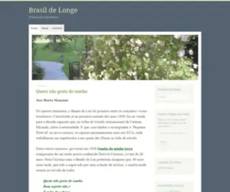 Brasildelonge.com(O Brasil visto do exterior) Screenshot