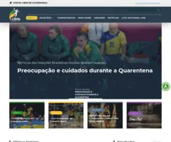 Brasilhandebol.com.br(CONFEDERAÇÃO BRASILEIRA DE HANDEBOL) Screenshot