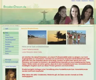 Brasiliendream.de(Brasilianische Traumfrauen bei Brasiliendream) Screenshot