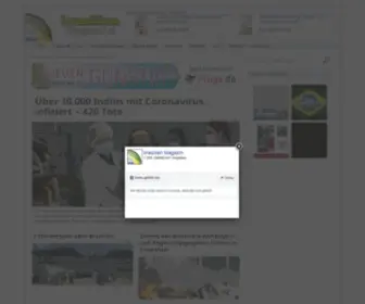 Brasilienmagazin.net(Newsmagazin über Brasilien) Screenshot