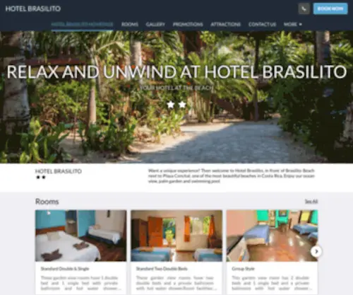 Brasilito.com(Hotel Brasilito) Screenshot