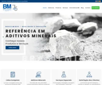 Brasilminas.net(A Brasilminas trabalha todas as fases do beneficiamento e comercialização de minerais como) Screenshot