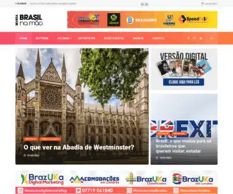 Brasilnamao.co.uk(Revista Brasil Na Mão) Screenshot