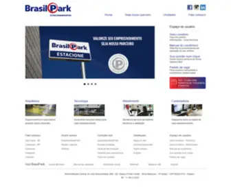 Brasilpark.com.br(Página inicial) Screenshot