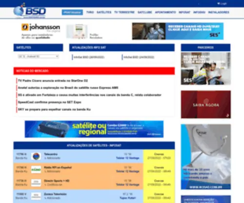 Brasilsatdigital.com.br(PORTAL BSD) Screenshot