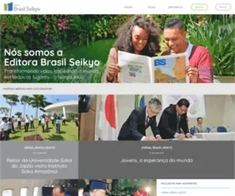 Brasilseikyo.com.br(Editora Brasil Seikyo) Screenshot