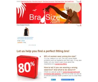 Brasize.com(Find your PERFECT bra) Screenshot