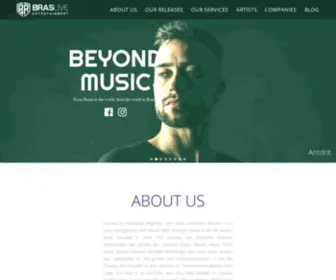 Braslive.com(Beyond Music) Screenshot