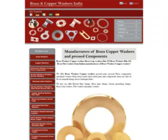 Brass-Copper-Washers.com(Brass Washers Copper washers DIn 125 Din 126 washers Bronze Washers india) Screenshot